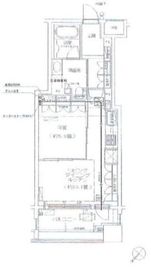 日本橋ヴォアール 4階 間取り図