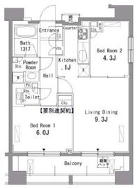 パークアクシス西ヶ原 901 間取り図