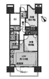 プラウドシティ池袋本町 2階 間取り図