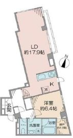 市ヶ谷神楽坂レジデンス 102 間取り図