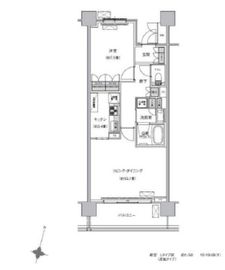 リージア経堂テラスガーデン 807 間取り図