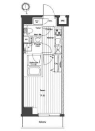 プレミアムキューブG北新宿 2階 間取り図