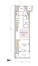 アーバネックス森下3 505 間取り図