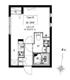 ルオーレ三宿 101 間取り図