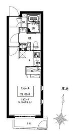 ルオーレ三宿 403 間取り図