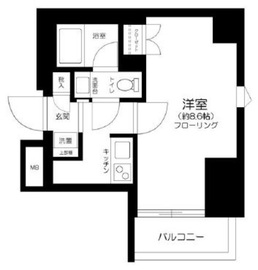 ライブカーサ両国2 803 間取り図