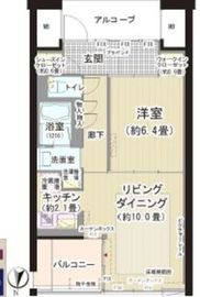 ガーデニエール砧ウエスト 411 間取り図