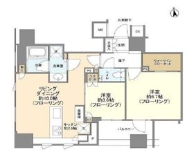 ブランズ大手町 13階 間取り図