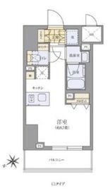 BLESS蔵前 405 間取り図