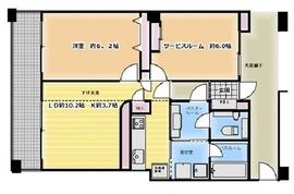 トーキョーオーディアム 6階 間取り図