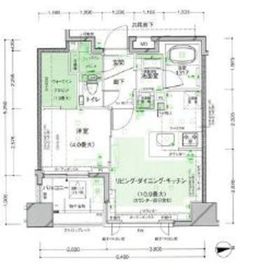 ルジェンテ新中野 8階 間取り図