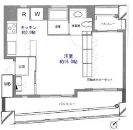 ジェイパーク芝浦ベイサイドスクエア 11階 間取り図