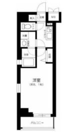 レガリス門前仲町パークサイド 6階 間取り図