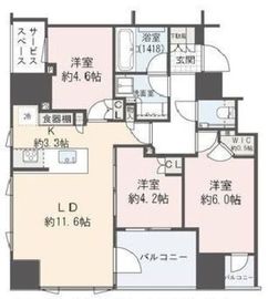 パークホームズ文京本郷通り 8階 間取り図