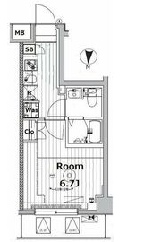 メイクスデザイン大井町 5階 間取り図