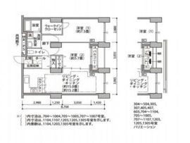 東雲キャナルコートCODAN 14-804 間取り図