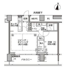 東雲キャナルコートCODAN 17-306 間取り図