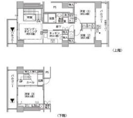 東雲キャナルコートCODAN 20-303 間取り図