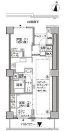 東雲キャナルコートCODAN 21-603 間取り図