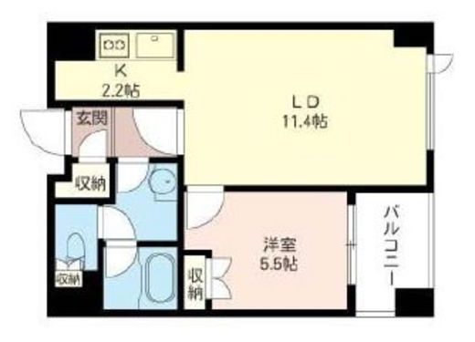 プライムメゾン銀座イースト 210 間取り図
