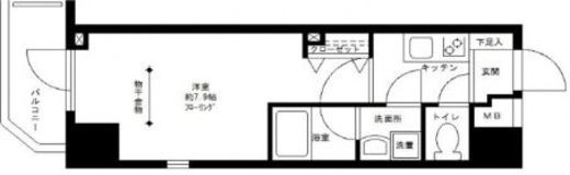 プライムアーバン白山 1003 間取り図