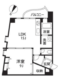 マーヴェラスガーデンコート 3階 間取り図