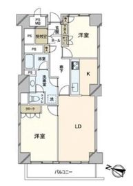 ハイネス麻布鳥居坂 2階 間取り図