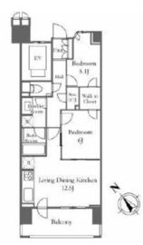 プラウドシティ池袋本町 10階 間取り図