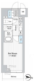 ルーエ押上 203 間取り図