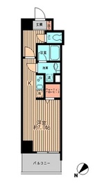 日本橋ファーストレジデンス 406 間取り図