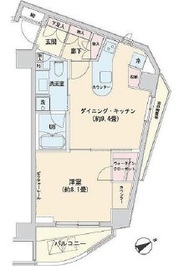 ベルティス渋谷 605 間取り図