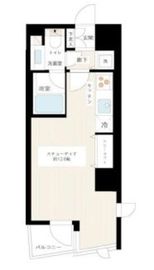 カスタリア新宿御苑 208 間取り図