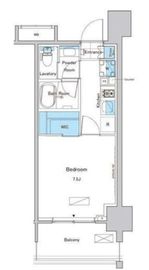 ルフォンプログレ清澄白河プレミア 1104 間取り図