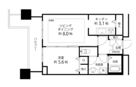 河田町ガーデン 1-2615 間取り図