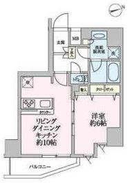 ステージファースト新御徒町2 4階 間取り図