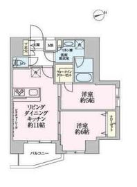 ステージファースト新御徒町2 13階 間取り図