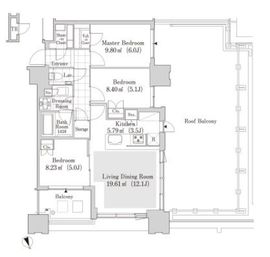 大崎ガーデンレジデンス 1411 間取り図