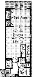 MDM柿の木坂 202 間取り図