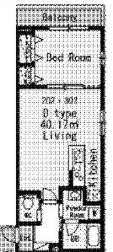 MDM柿の木坂 302 間取り図