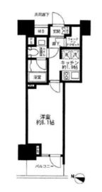 クレヴィア本郷 12階 間取り図