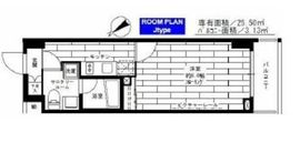 ステージグランデ茅場町 7階 間取り図