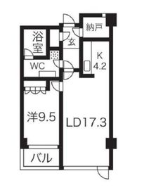 クエストコート原宿 508 間取り図