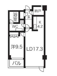 クエストコート原宿 508 間取り図