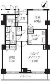 プラティーヌ田町 24 間取り図