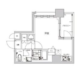 ハーモニーレジデンス早稲田夏目坂 2階 間取り図