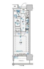 ル・リオン豊洲ウォーターフロント 11階 間取り図