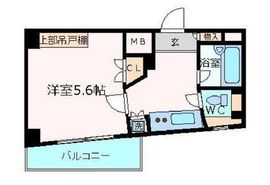 パレステュディオ新宿パークサイド 8階 間取り図