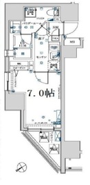 フェルクルール上野駅前 13階 間取り図