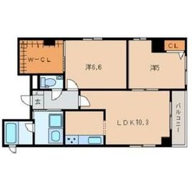 蔵前蔵マンション 1102 間取り図