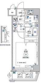 レアライズ両国 203 間取り図